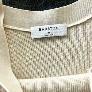 Babaton (Aritzia) Chase sweater-tank midi dress in Birch - made with Wonder Yarn
